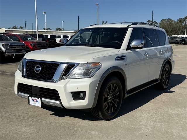 2017 Nissan Armada Platinum White at Big Star Chrysler Jeep Dodge Ram 