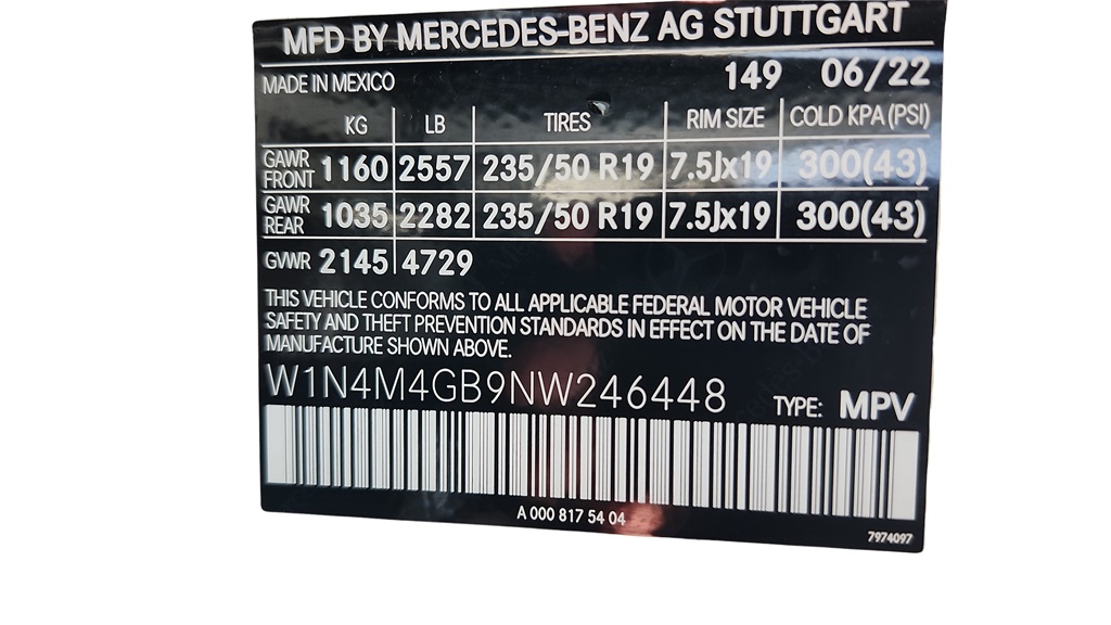 2022 Mercedes-Benz GLB