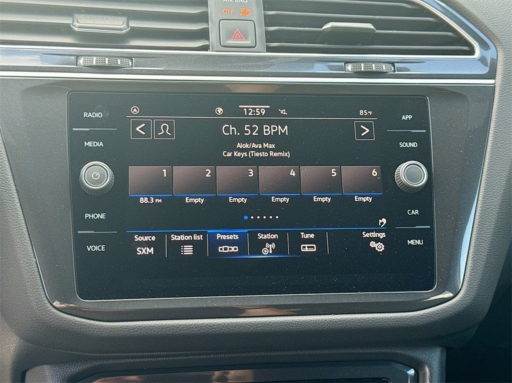 2024 Volkswagen Tiguan 2.0T SE R-Line Black White at DeMontrond Automotive Group