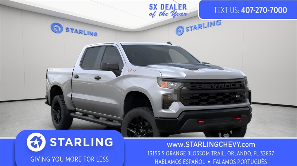 2026 Chevrolet Silverado 1500 Custom Trail Boss Crew Cab 4WD