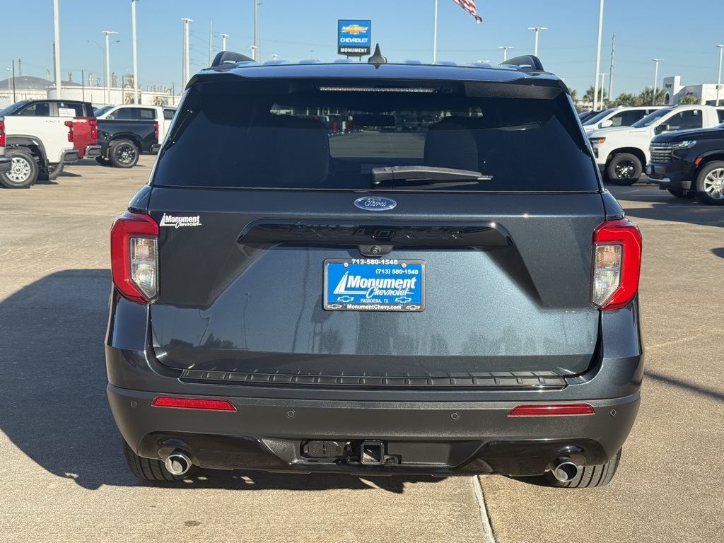 2023 Ford Explorer ST-Line Blue at Tom Peacock Cadillac