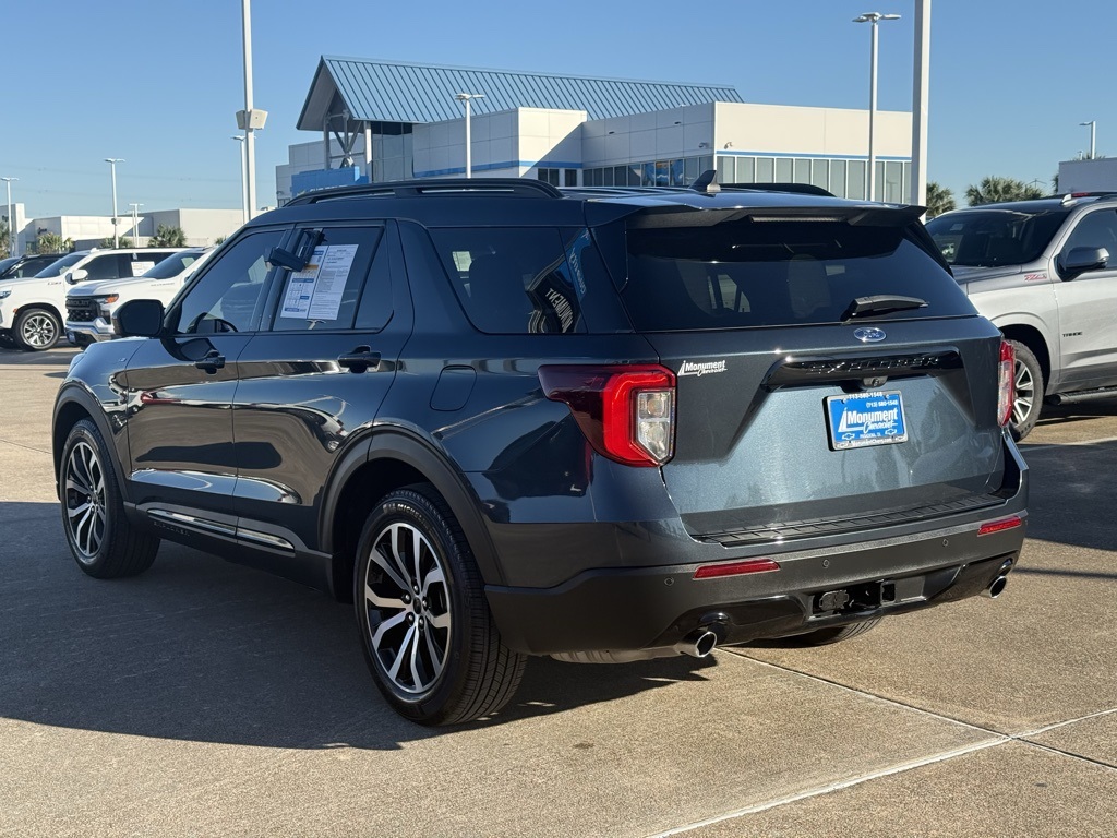 2023 Ford Explorer ST-Line Blue at Tom Peacock Cadillac