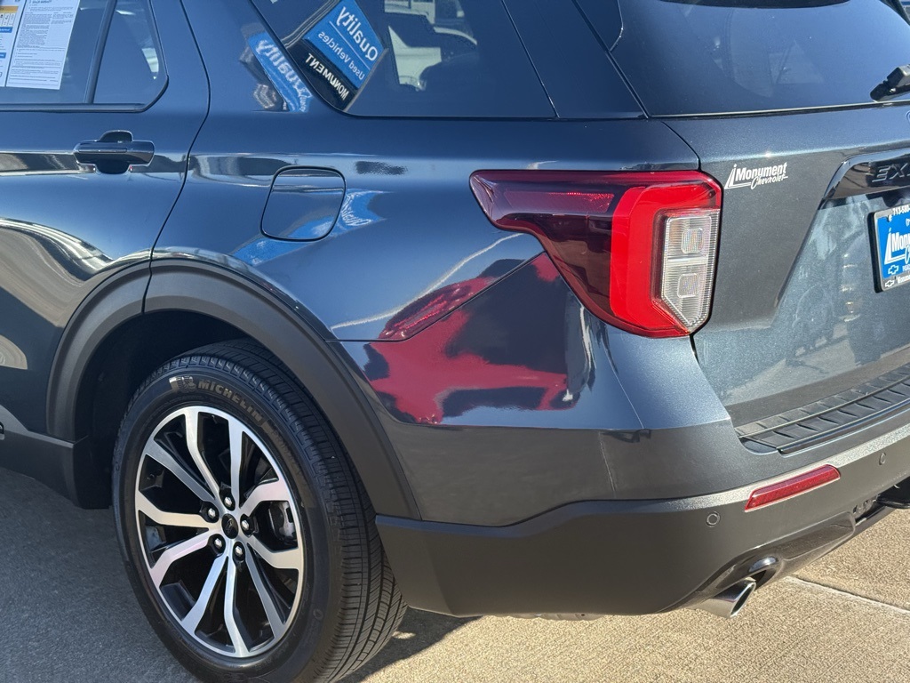 2023 Ford Explorer ST-Line Blue at Tom Peacock Cadillac