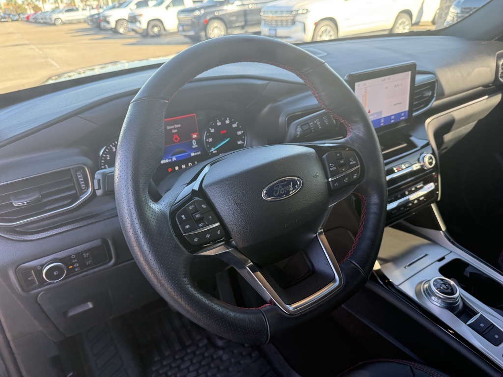 2023 Ford Explorer ST-Line Blue at Tom Peacock Cadillac