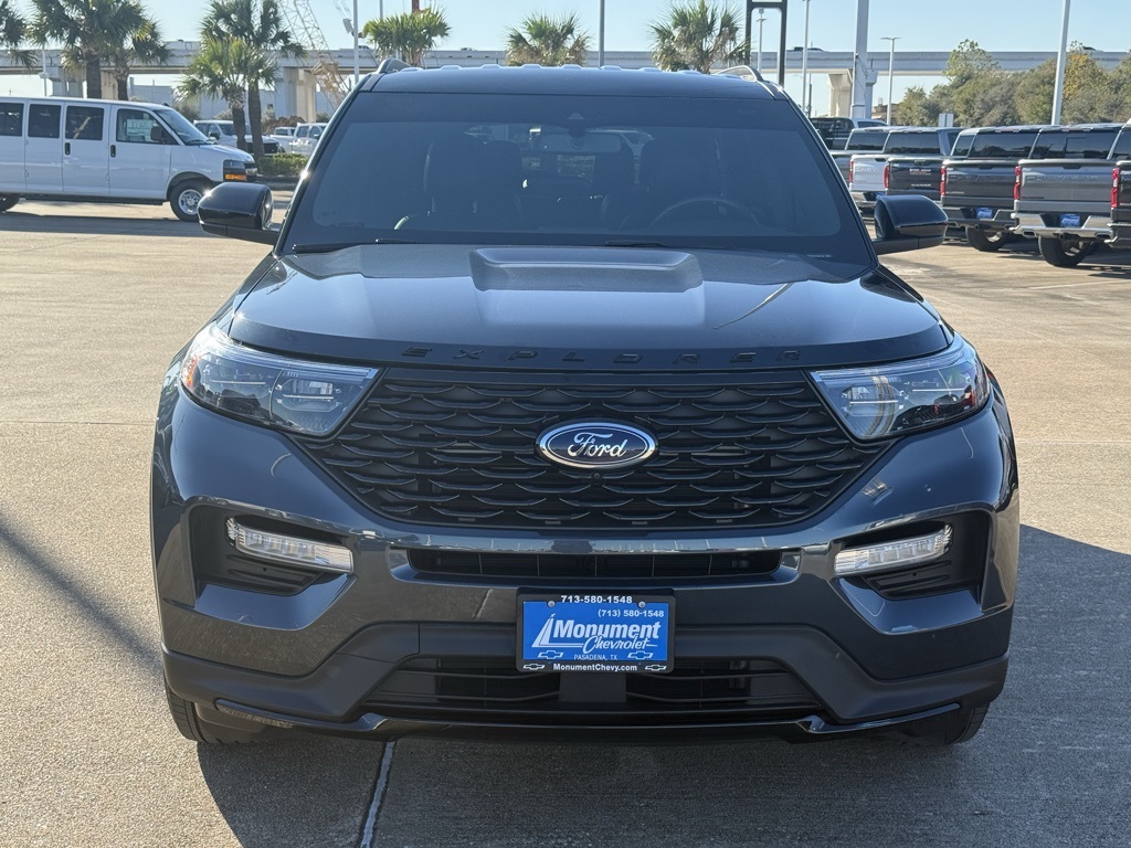 2023 Ford Explorer ST-Line Blue at Tom Peacock Cadillac