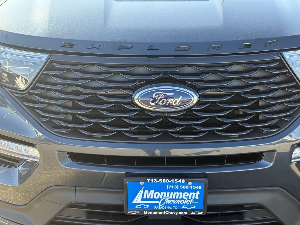 2023 Ford Explorer ST-Line Blue at Tom Peacock Cadillac