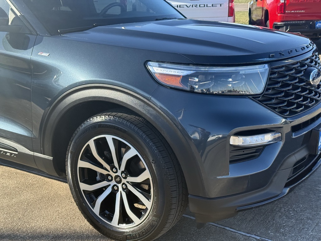 2023 Ford Explorer ST-Line Blue at Tom Peacock Cadillac