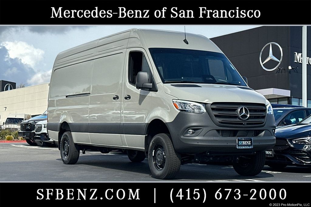 Stone Gray 2026 Mercedes-Benz Sprinter 2500 170 High Roof Crew Van AWD Van All-Wheel Drive 9-Speed Automatic