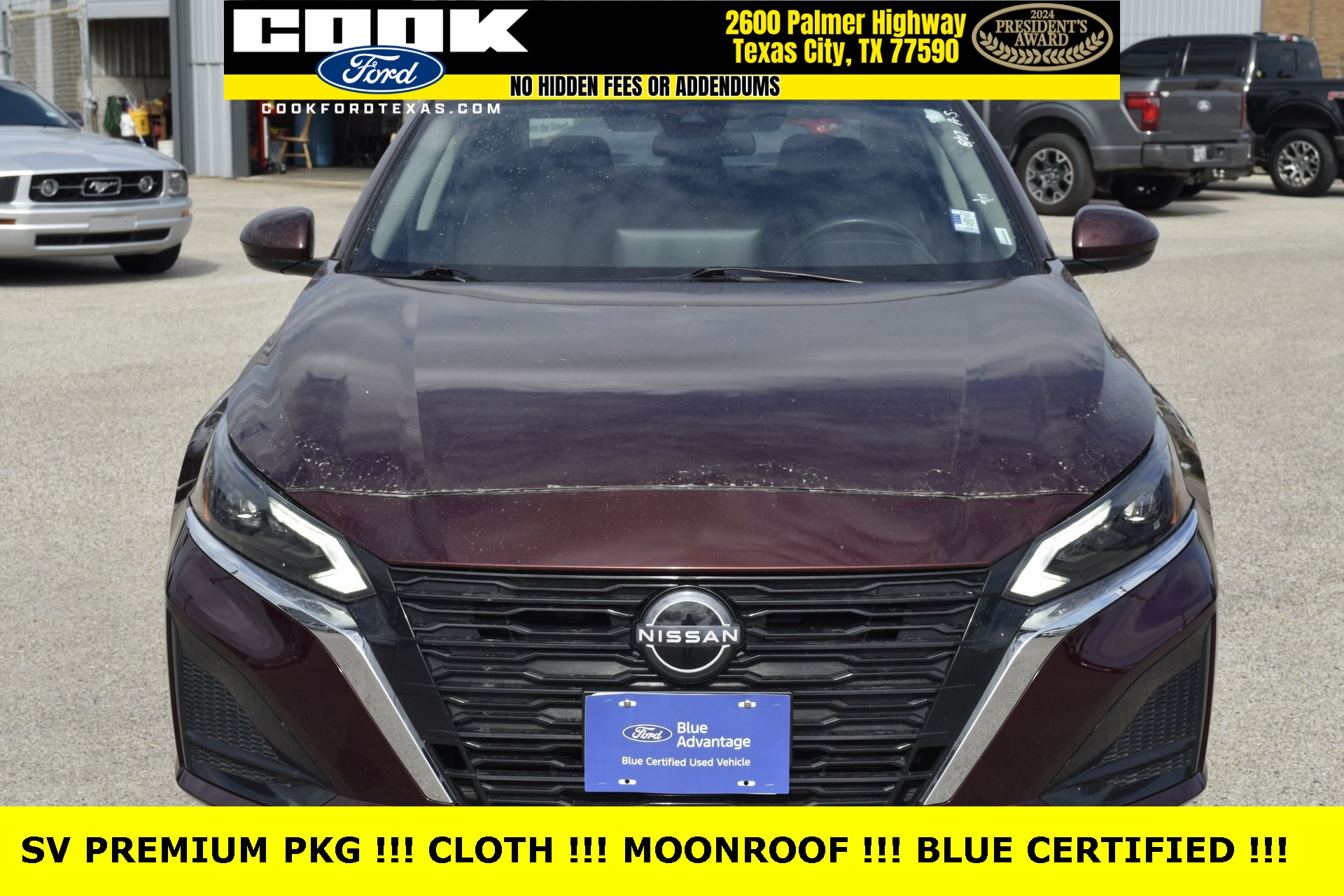 2023 Nissan Altima 2.5 SV Red at Mac Haik CDJR North Houston