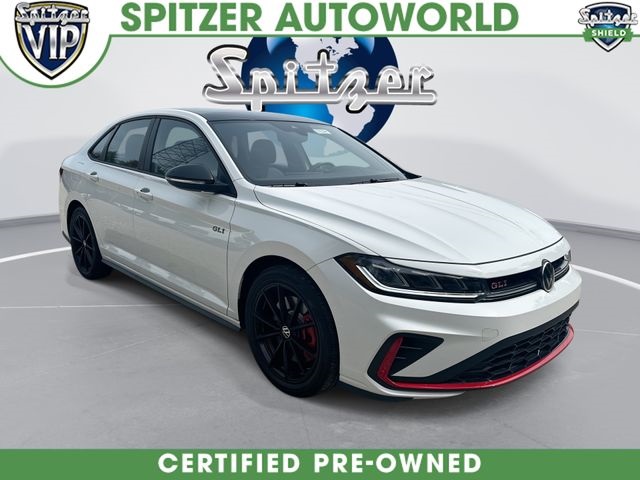 Pure White 2025 Volkswagen Jetta GLI Autobahn FWD Sedan Front-Wheel Drive Automatic
