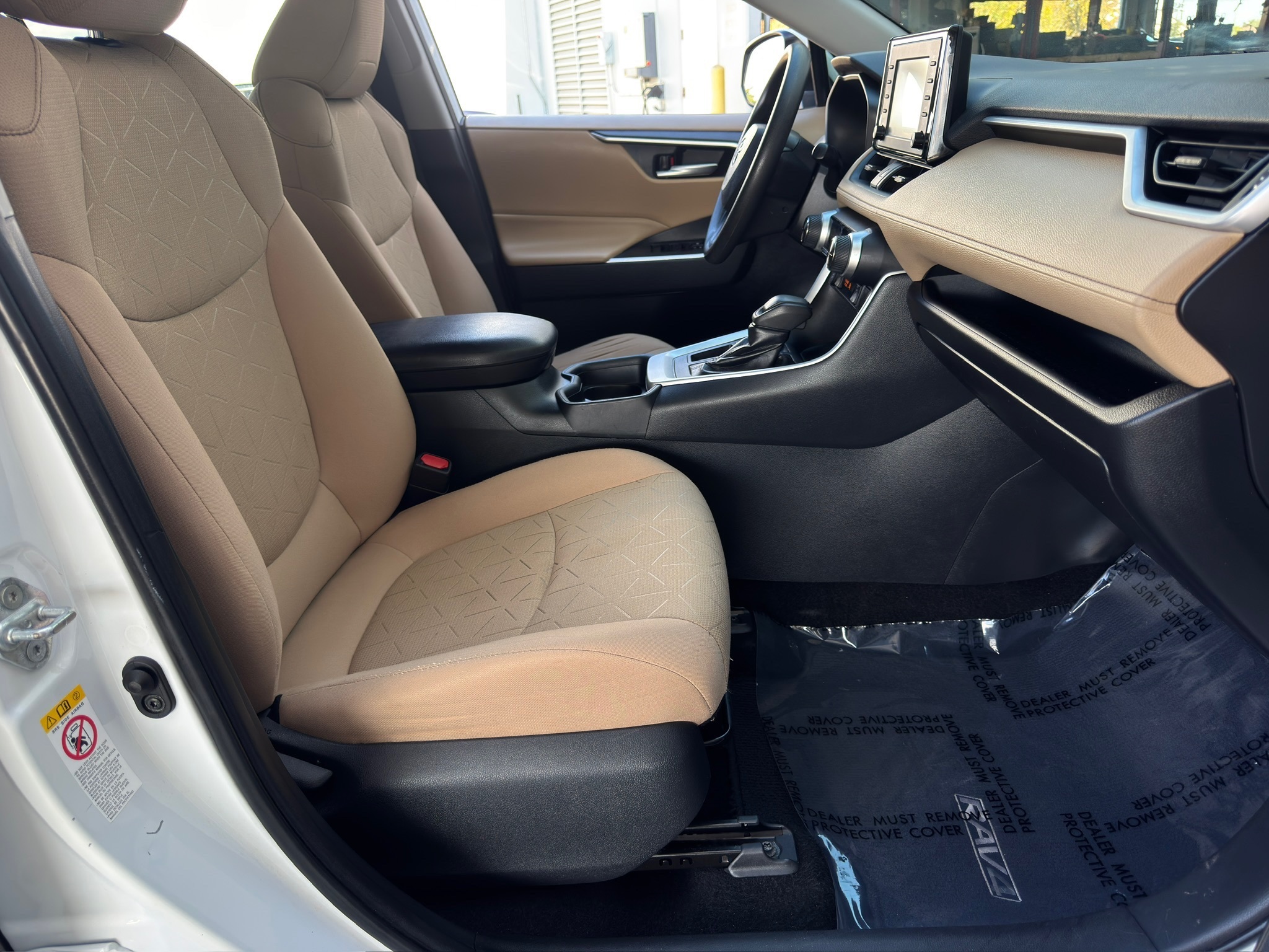 2019 Toyota RAV4 XLE White at Durrett Motor Company