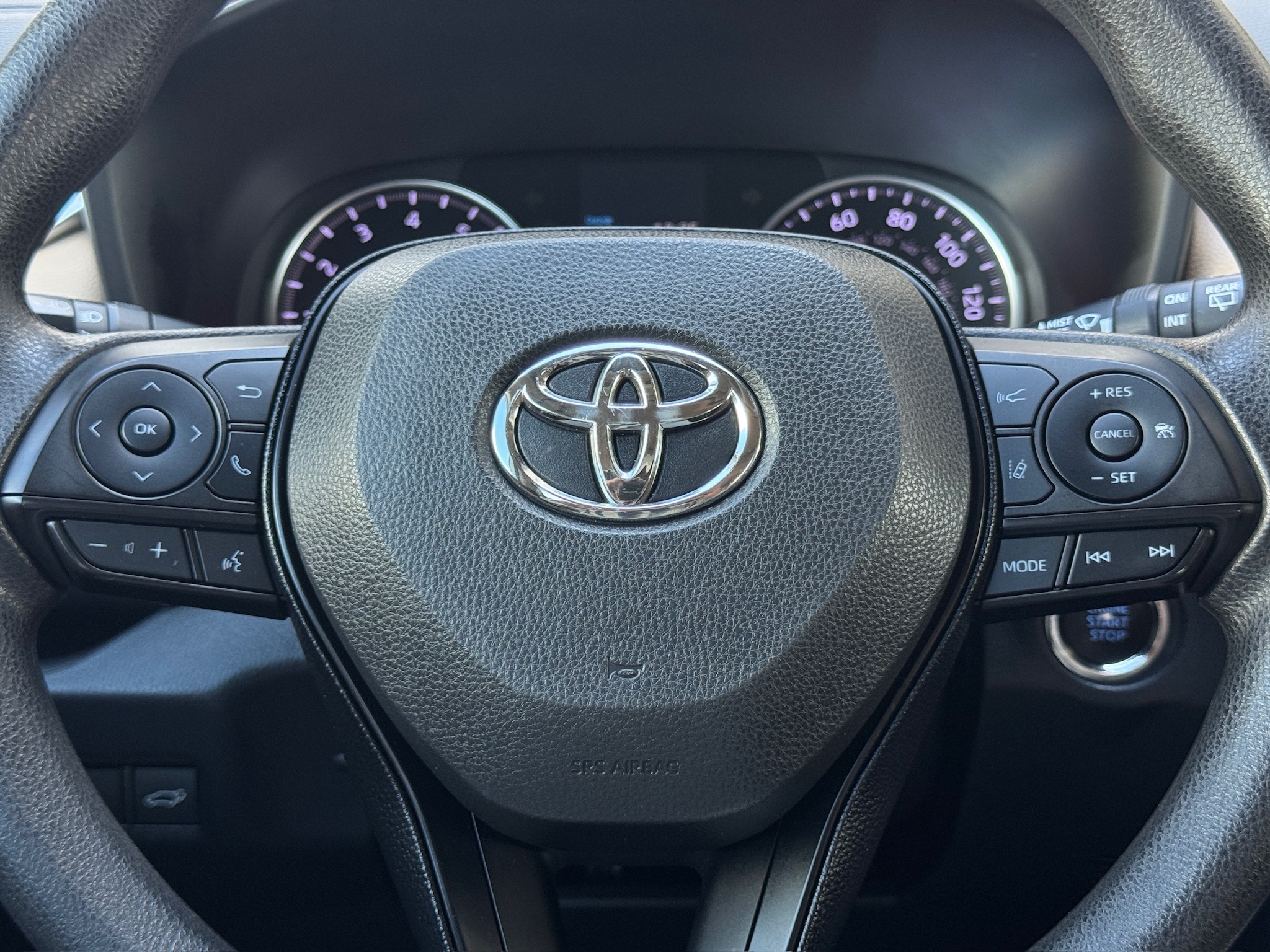 2019 Toyota RAV4 XLE White at Durrett Motor Company