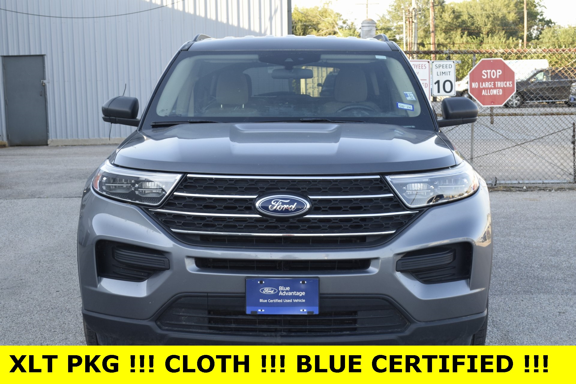2021 Ford Explorer XLT Gray at Shottenkirk Kia Fort Bend