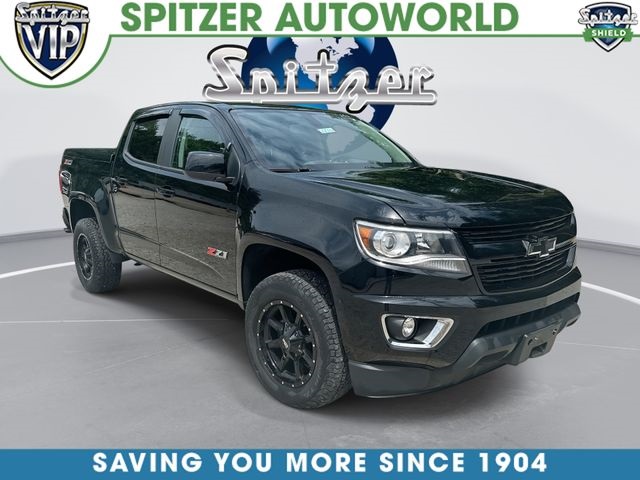 Black 2016 Chevrolet Colorado Z71 Crew Cab 4WD Pickup Truck Four-Wheel Drive 6-Speed Automatic