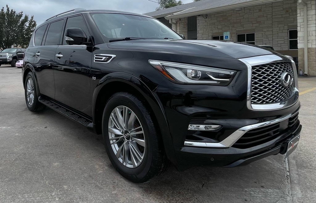 2019 INFINITI QX80 LUXE Black at Emmons Autoplex