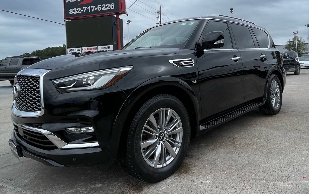 2019 INFINITI QX80 LUXE Black at Emmons Autoplex