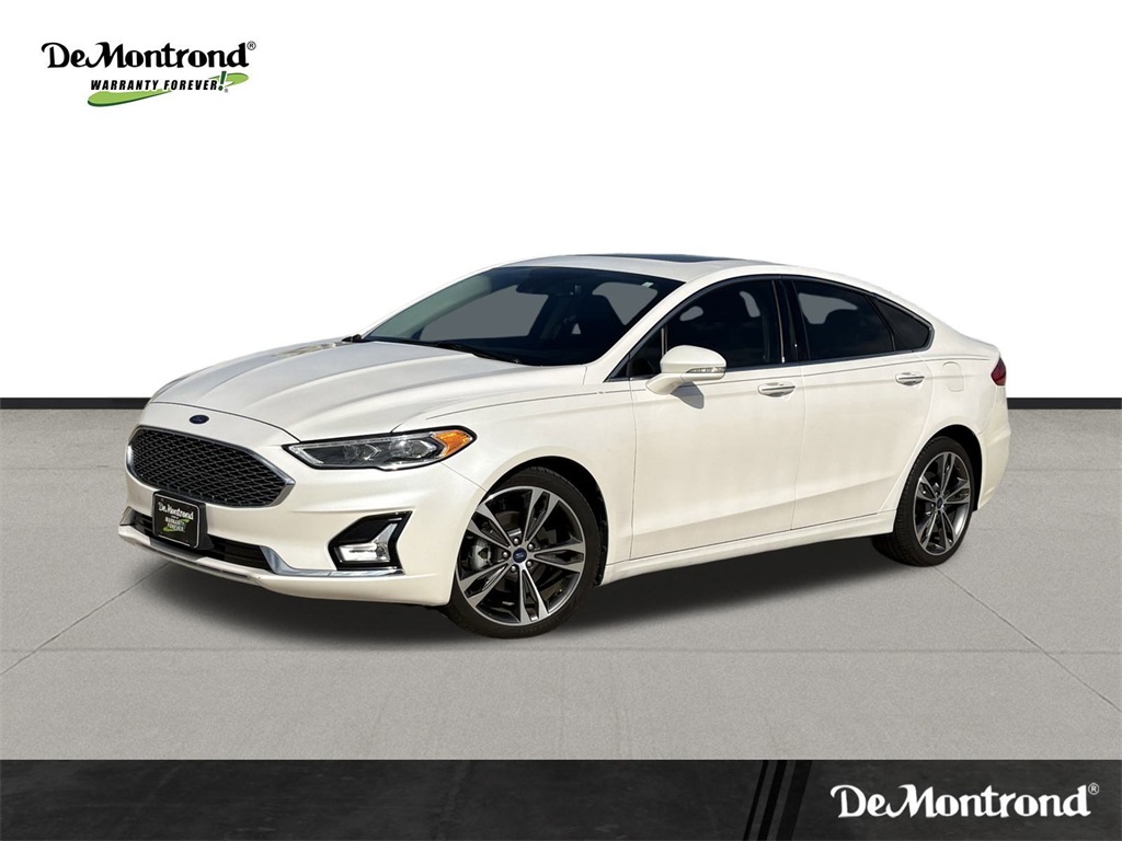 2020 Ford Fusion Titanium White at Durrett Motor Company