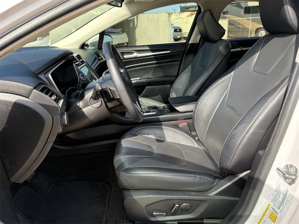 2020 Ford Fusion Titanium White at Durrett Motor Company