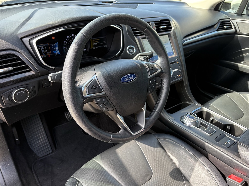 2020 Ford Fusion Titanium White at Durrett Motor Company