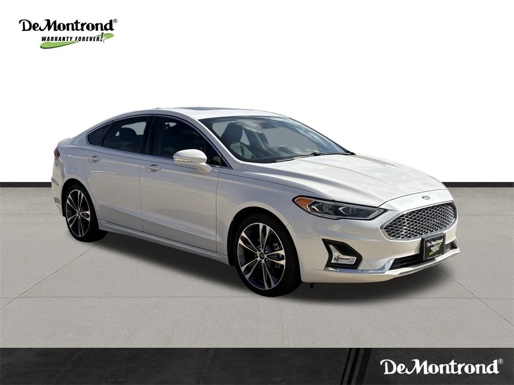 2020 Ford Fusion Titanium White at Durrett Motor Company
