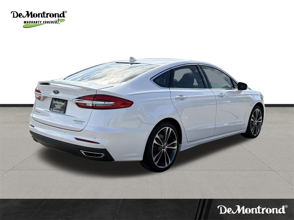 2020 Ford Fusion Titanium White at Durrett Motor Company