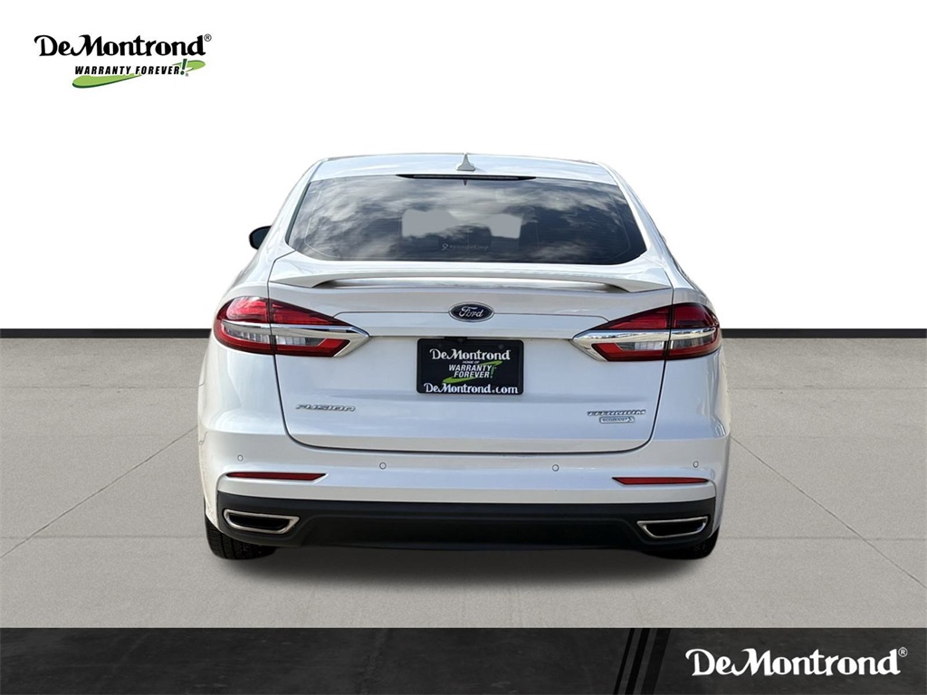 2020 Ford Fusion Titanium White at Durrett Motor Company