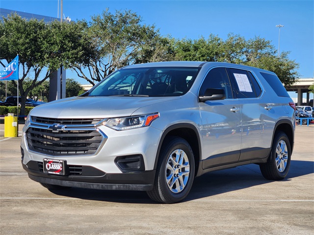 2021 Chevrolet Traverse LS Silver at Cook Ford