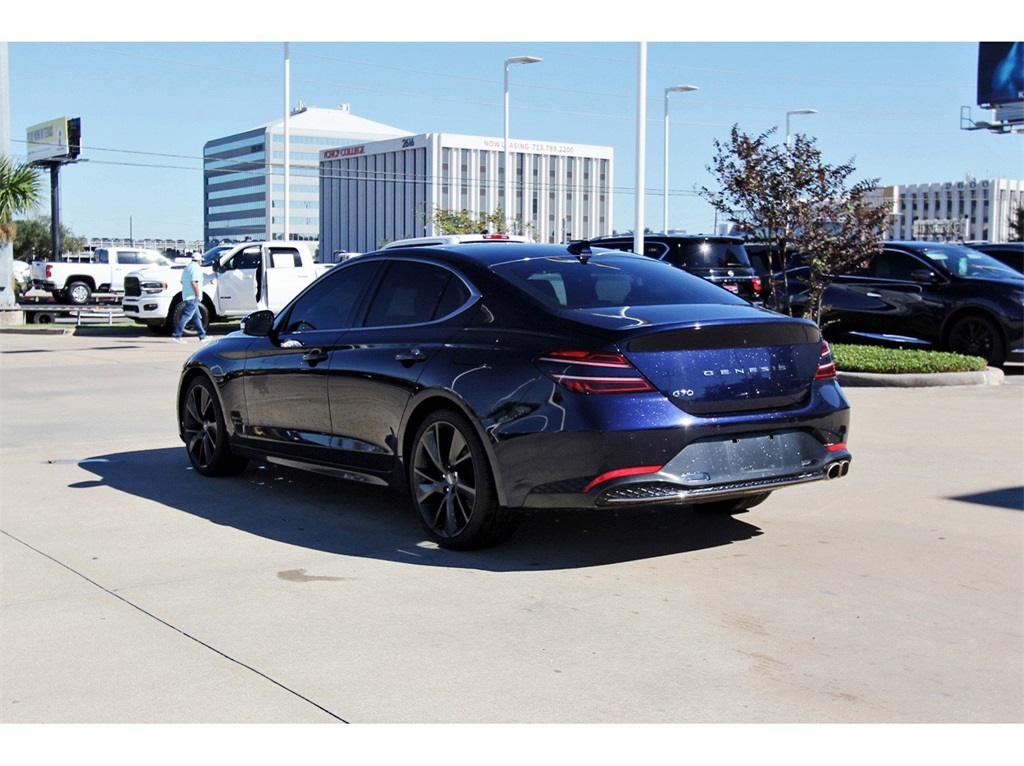 2023 Genesis G70 2.0T Blue at Central Houston Nissan