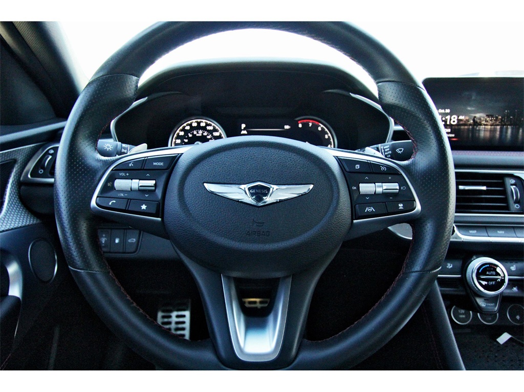 2023 Genesis G70 2.0T Blue at Central Houston Nissan