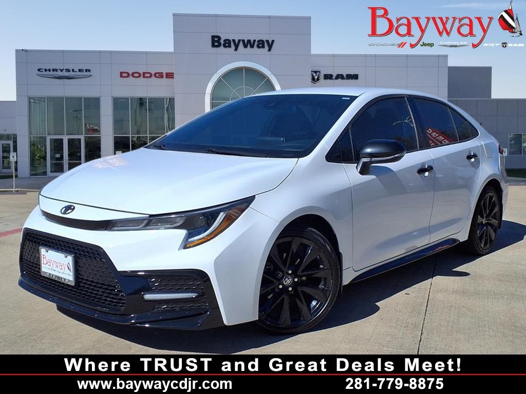 2020 Toyota Corolla SE White at DeMontrond Mazda