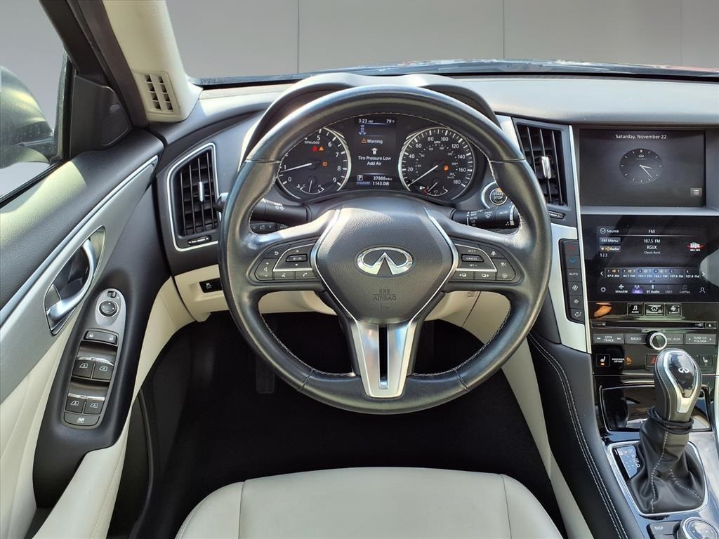 2021 INFINITI Q50 3.0t LUXE Blue at North Houston Mitsubishi