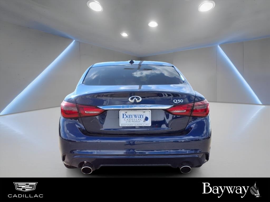 2021 INFINITI Q50 3.0t LUXE Blue at North Houston Mitsubishi