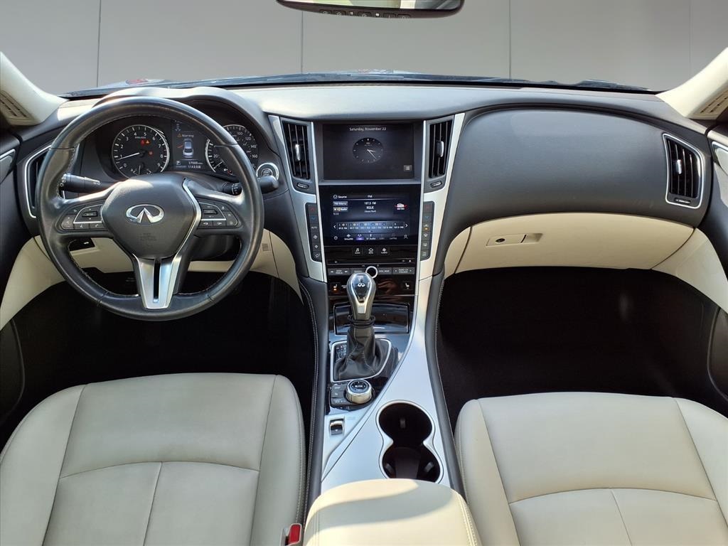 2021 INFINITI Q50 3.0t LUXE Blue at North Houston Mitsubishi