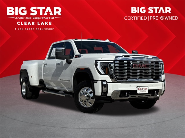 2025 GMC Sierra 3500HD Denali White at Central Houston Nissan