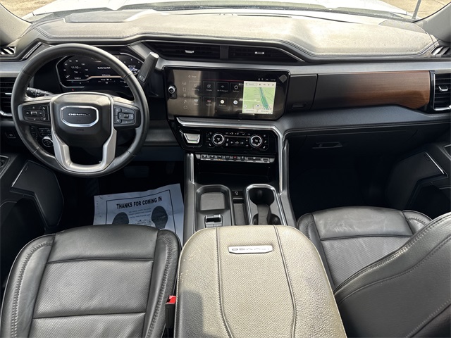 2025 GMC Sierra 3500HD Denali White at Central Houston Nissan