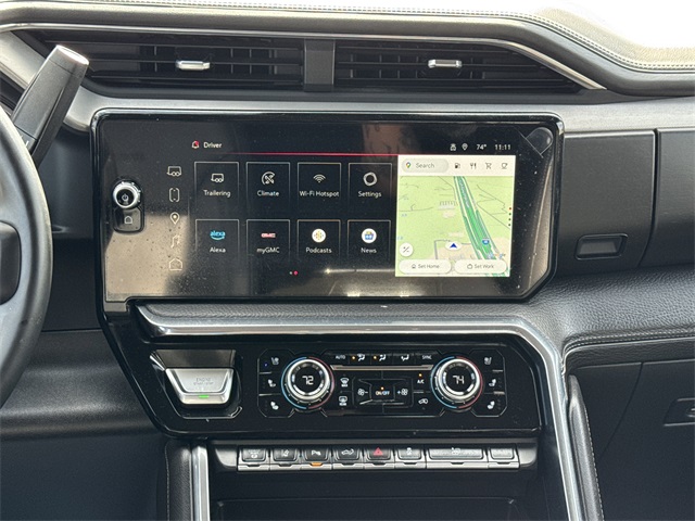 2025 GMC Sierra 3500HD Denali White at Central Houston Nissan