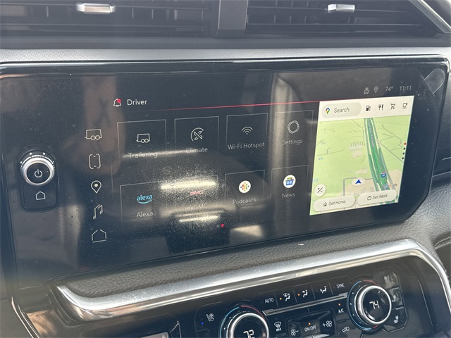 2025 GMC Sierra 3500HD Denali White at Central Houston Nissan