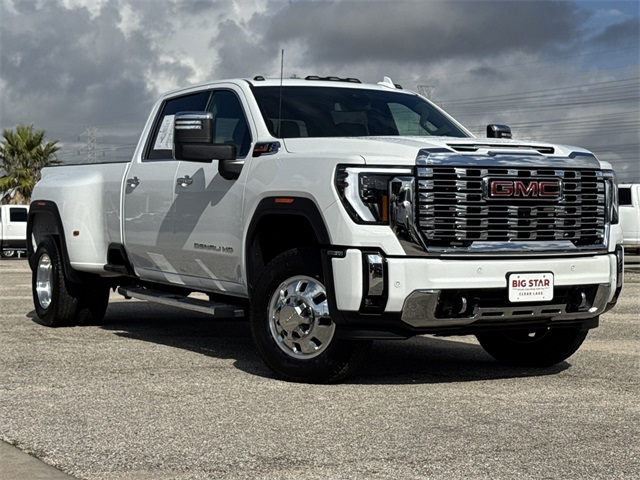 2025 GMC Sierra 3500HD Denali White at Central Houston Nissan