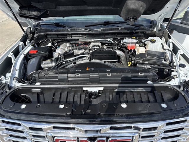 2025 GMC Sierra 3500HD Denali White at Central Houston Nissan