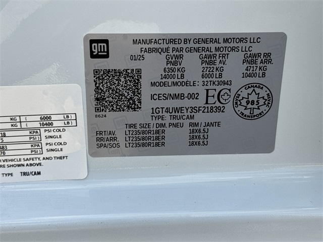 2025 GMC Sierra 3500HD Denali White at Central Houston Nissan