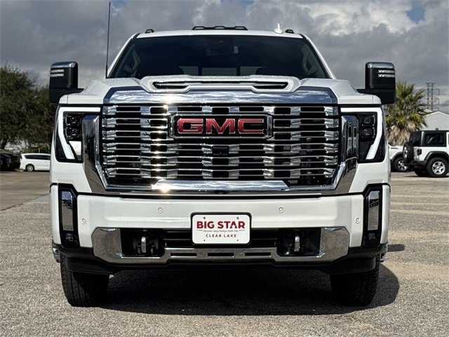 2025 GMC Sierra 3500HD Denali White at Central Houston Nissan