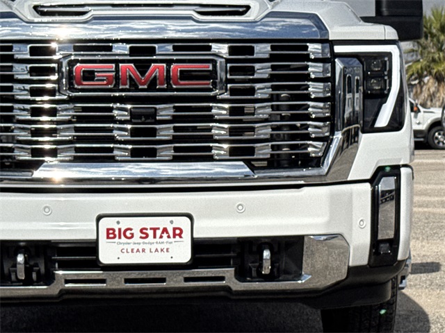 2025 GMC Sierra 3500HD Denali White at Central Houston Nissan