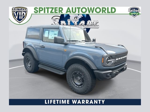 Blue (Azure Gray Metallic Tri-Coat) 2025 Ford Bronco Badlands 2-Door 4WD SUV / Crossover Four-Wheel Drive Automatic
