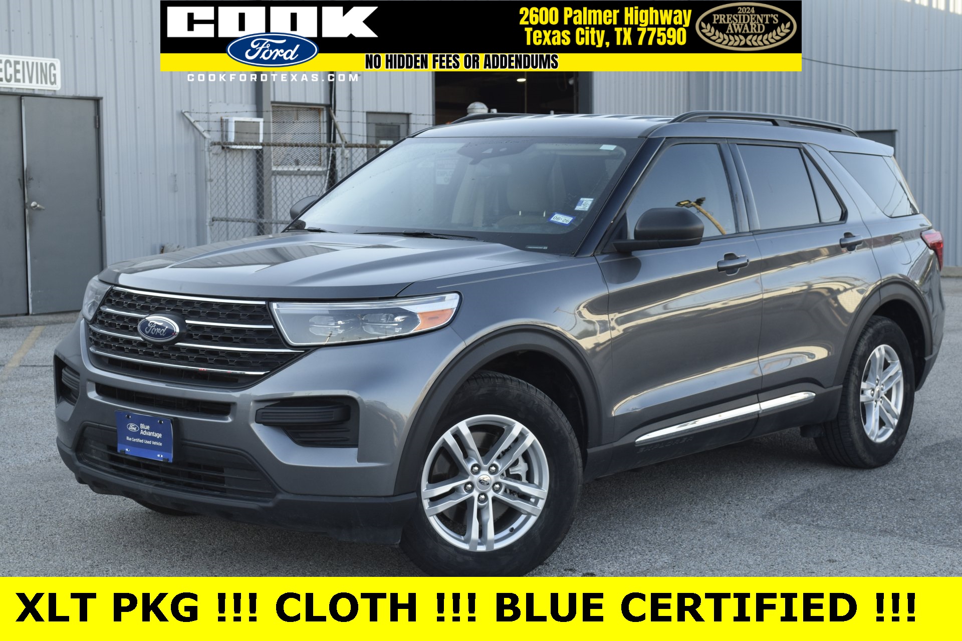 2021 Ford Explorer XLT Gray at Parkway Family Mazda
