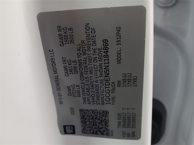 2022 – Chevrolet – Colorado