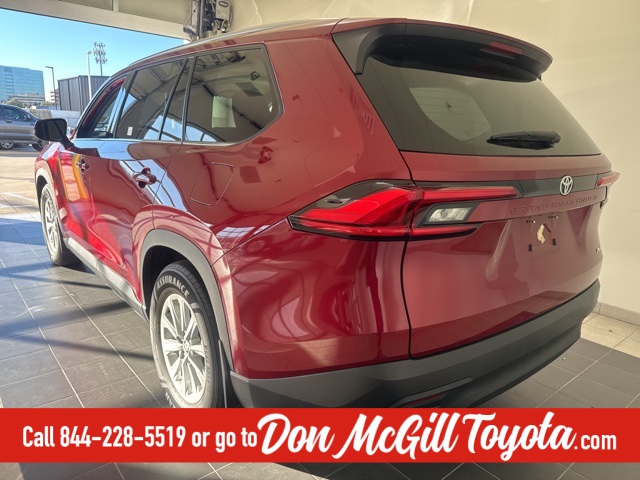 2024 Toyota Grand Highlander XLE Red at Don McGill Toyota