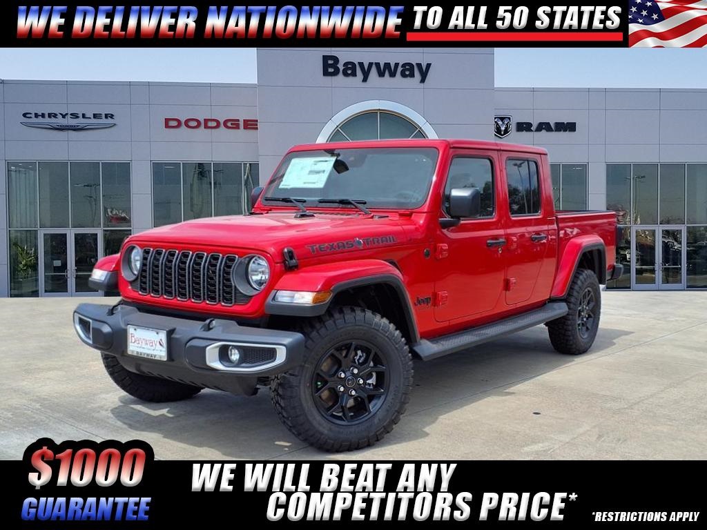 2025 Jeep Gladiator Texas Trail Red at River Oaks CDJR