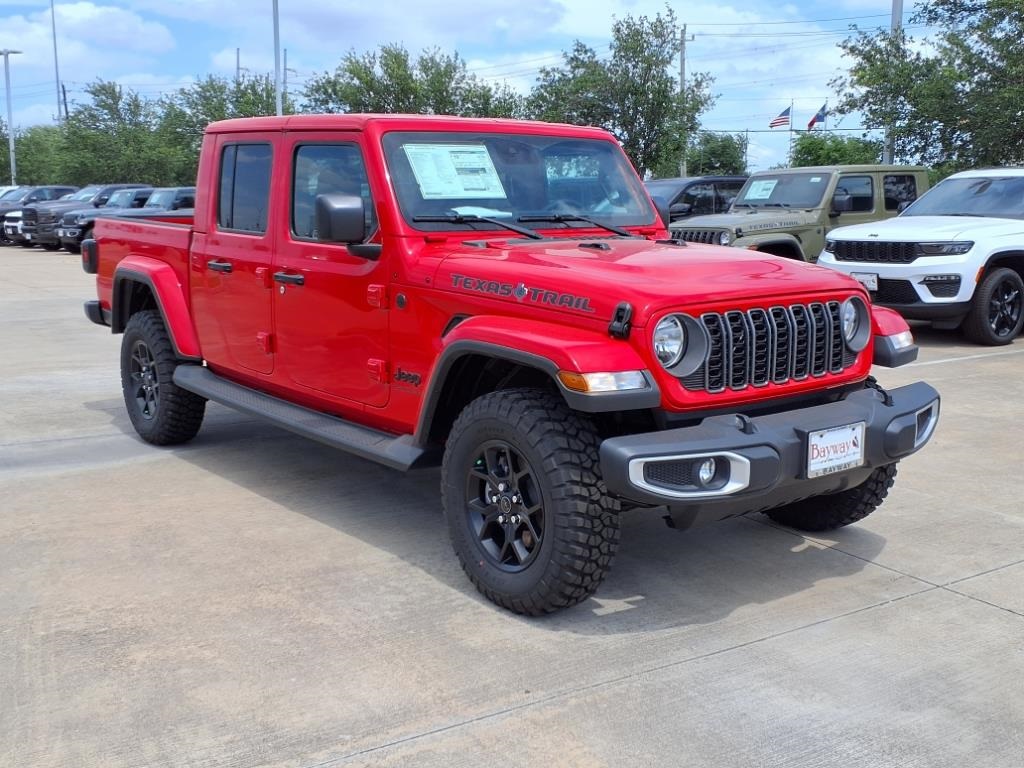 2025 Jeep Gladiator Texas Trail Red at River Oaks CDJR