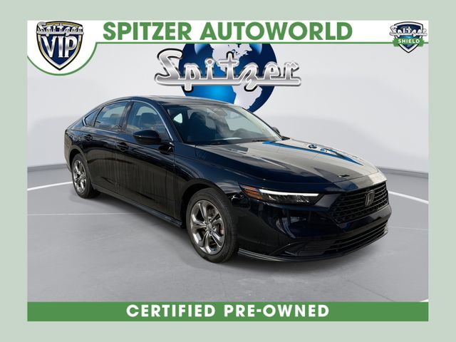 Crystal Black Pearl 2024 Honda Accord Sedan Front-Wheel Drive Continuously Variable Transmission