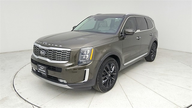 2021 Kia Telluride SX Green at Shottenkirk Kia Fort Bend